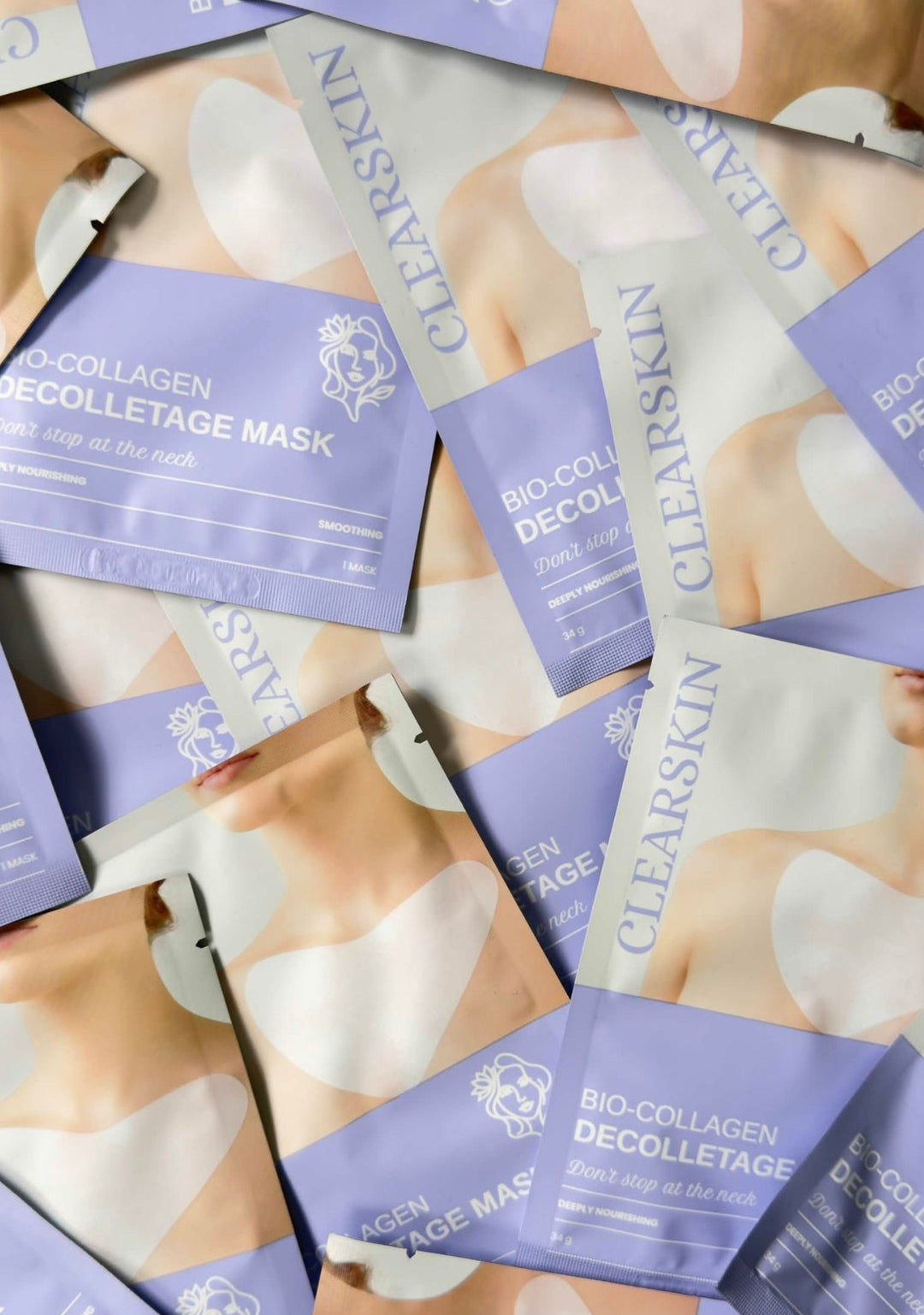 Bio-kollagen Dekolletagemask