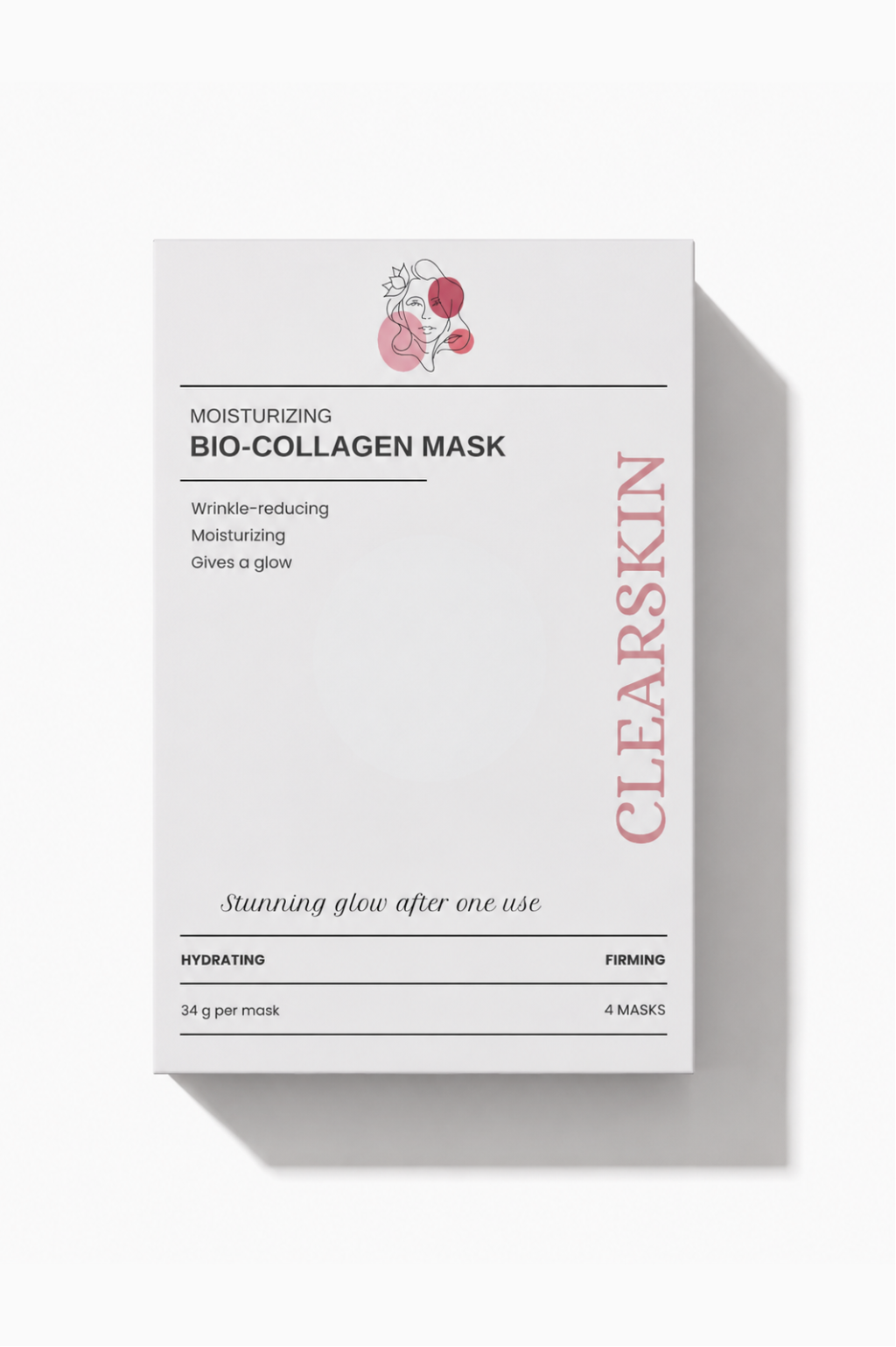 Dypt fuktighetsgivende bio-kollagenmaske