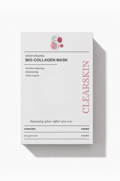 Dypt fuktighetsgivende bio-kollagenmaske